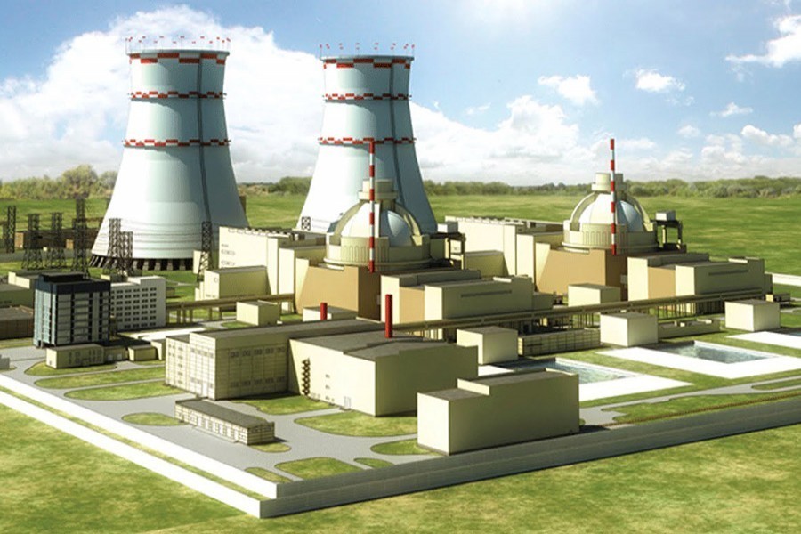 Artist’s view of Rooppur nuclear power plant — Focus Bangla