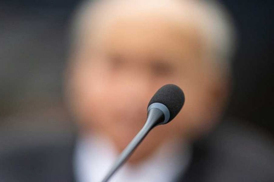 Johann Rehbogen, a 94-year-old former SS enlisted man, who is accused of hundreds of counts of accessory to murder for alleged crimes committed during the years he served as a guard at the Nazis’ Stutthof concentration camp, waits for the beginning of the third day of his trial at the regional court in Muenster, western Germany, Tuesday, Nov 13, 2018. – AP photo