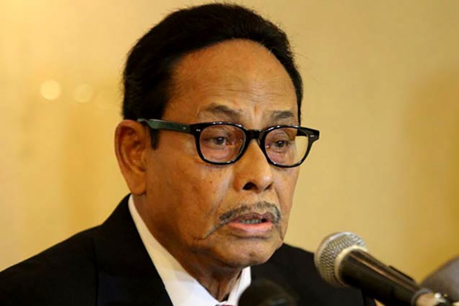 Ershad admitted to CMH