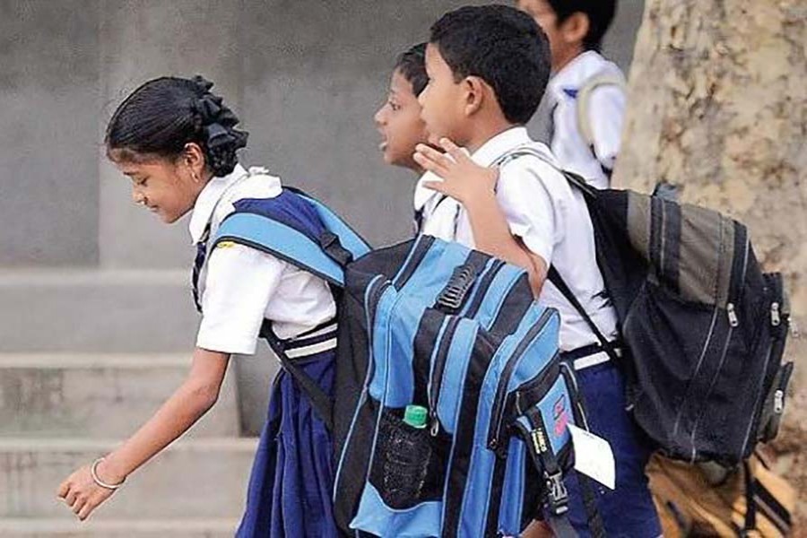 Heavy school bags indicative of bad economics      