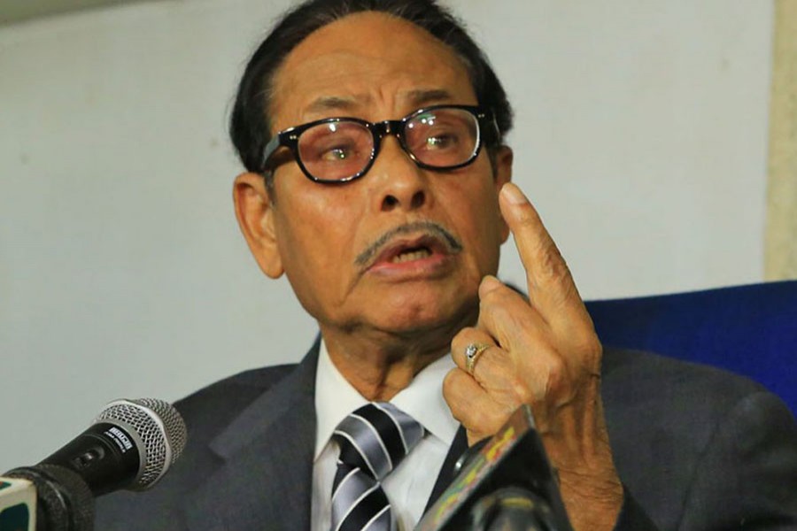 Jatiya Party chairman HM Ershad. File Photo