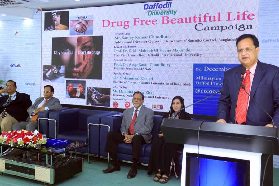 DIU arranges seminar ‘Drug-free Beautiful Life’