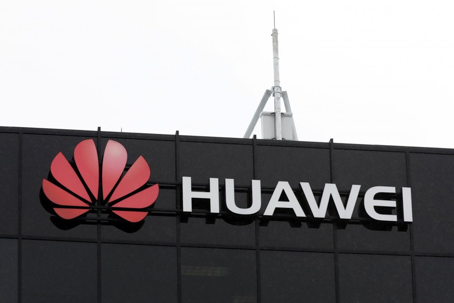 The Huawei logo is pictured outside their research facility in Ottawa, Ontario, Canada, December 6, 2018. Reuters