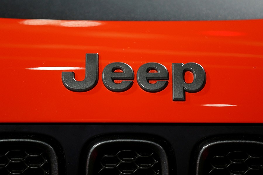 A car with the Jeep logo badge is seen on display at the North American International Auto Show in Detroit, Michigan, US on January 16, 2018 — Reuters photo