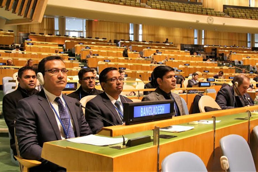 UNGA adopts BD’s resolution on ‘Culture of Peace’