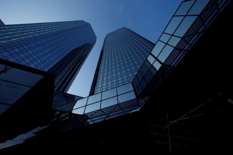 The headquarters of Deutsche Bank is pictured in Frankfurt, Germany, March 19, 2018. Reuters/File Photo