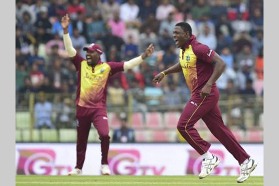 West Indies blows away Bangladesh in first T20i