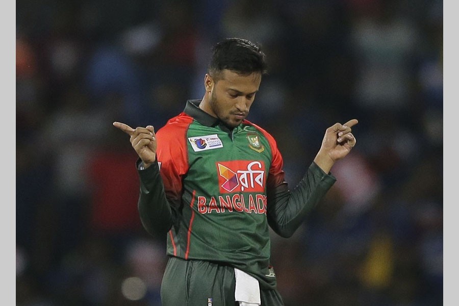 Shakib stars as Bangladesh earns 36-run win