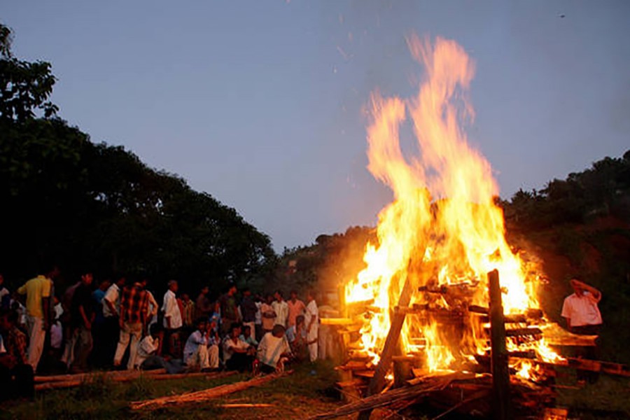 Representational image of a cremation in India. Photo: Collected