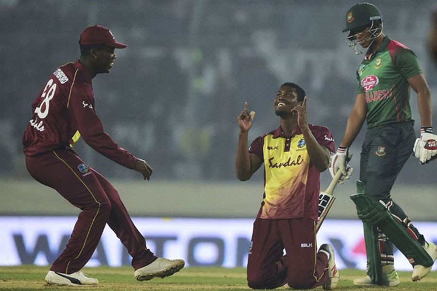 WI clinched T20 series beating Bangladesh by 50 runs