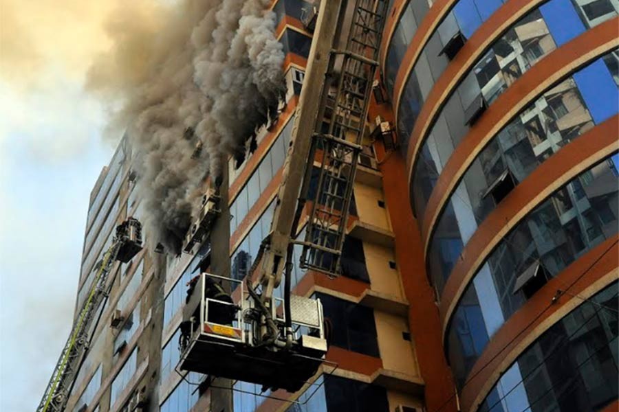 Zaman Tower fire doused