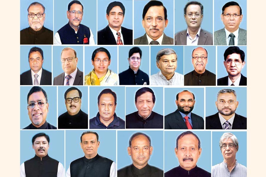 Some of the leaders who will take oath as ministers of the new government today (Monday) — File Photos