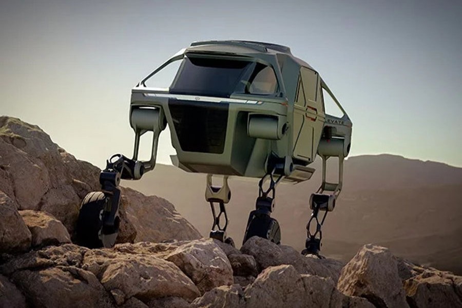 Hyundai unveils concept for 'walking car'