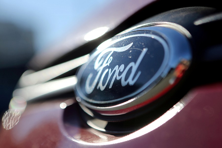 The Ford logo is seen in this undated Reuters photo