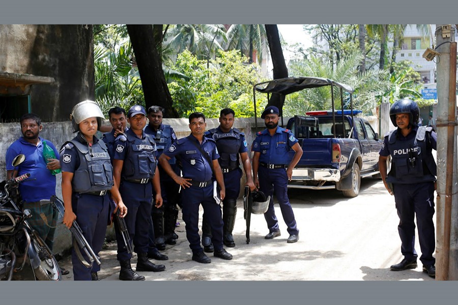 Bangladesh Police. Reuters file photo