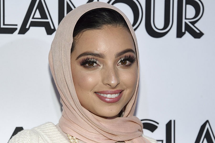 Noor Tagouri has appeared on Ted talks and campaigns and in 2016 became the first Muslim to appear on Playboy magazine wearing a hijab - AP Photo