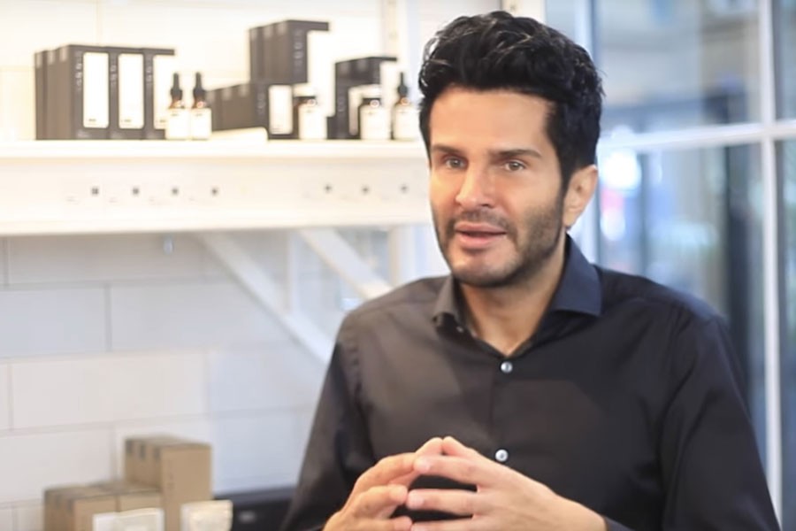 Brandon Truaxe, 40, was behind the creation of the company best known for cult skincare line The Ordinary - Internet Photo