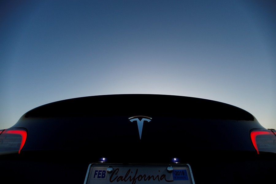 A 2018 Tesla Model 3 electric vehicle is shown in this photo taken in Cardiff, California, US on June 1, 2018 — Reuters photo