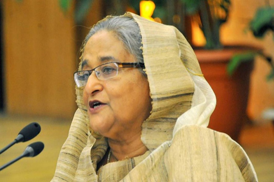 Prime Minister Sheikh Hasina. File Photo