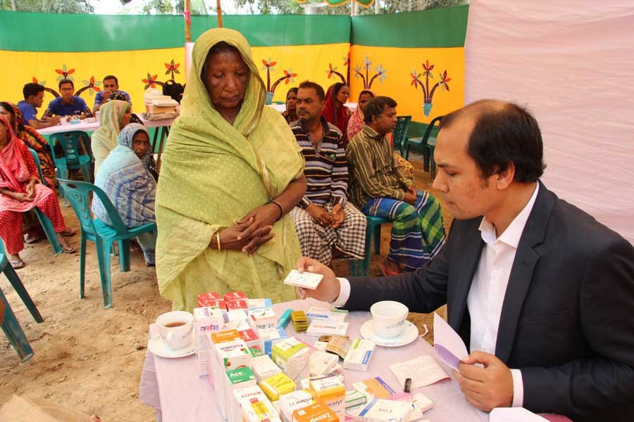 Agroho holds free medical camp in Savar