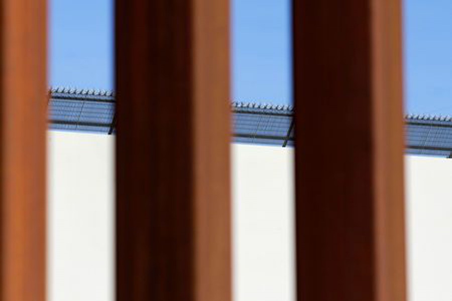 A prototype for US President Donald Trump's border wall is seen through the border fence between Mexico and the United States, in Tijuana, Mexico, January 7, 2019. Reuters/File Photo