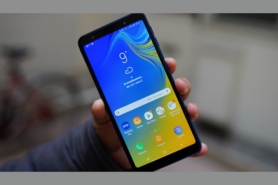 Internet photo of Samsung Galaxy M10