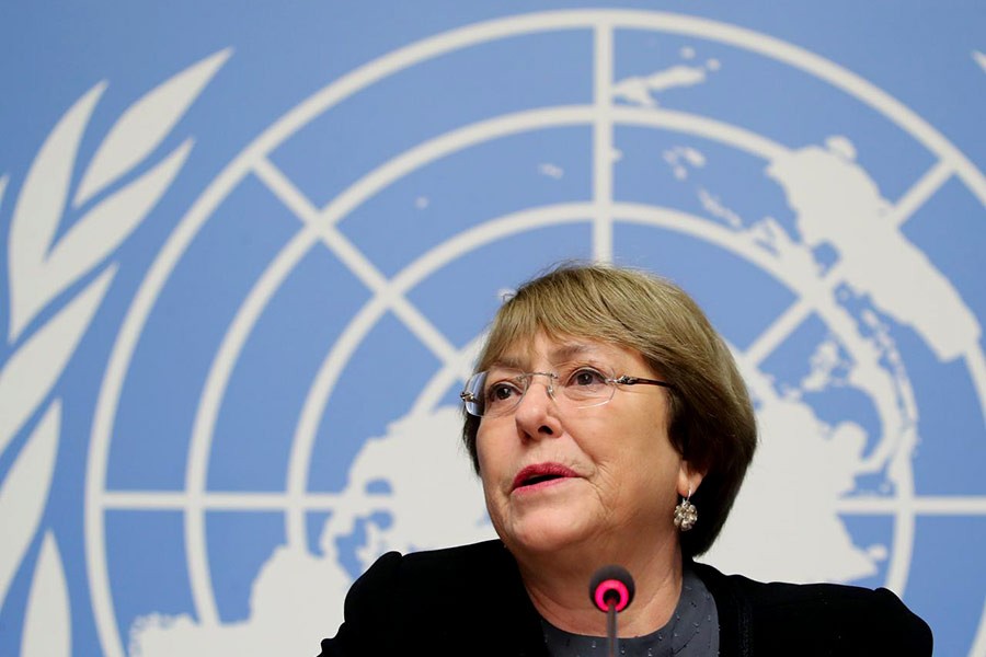 UN High Commissioner for Human Rights Michelle Bachelet