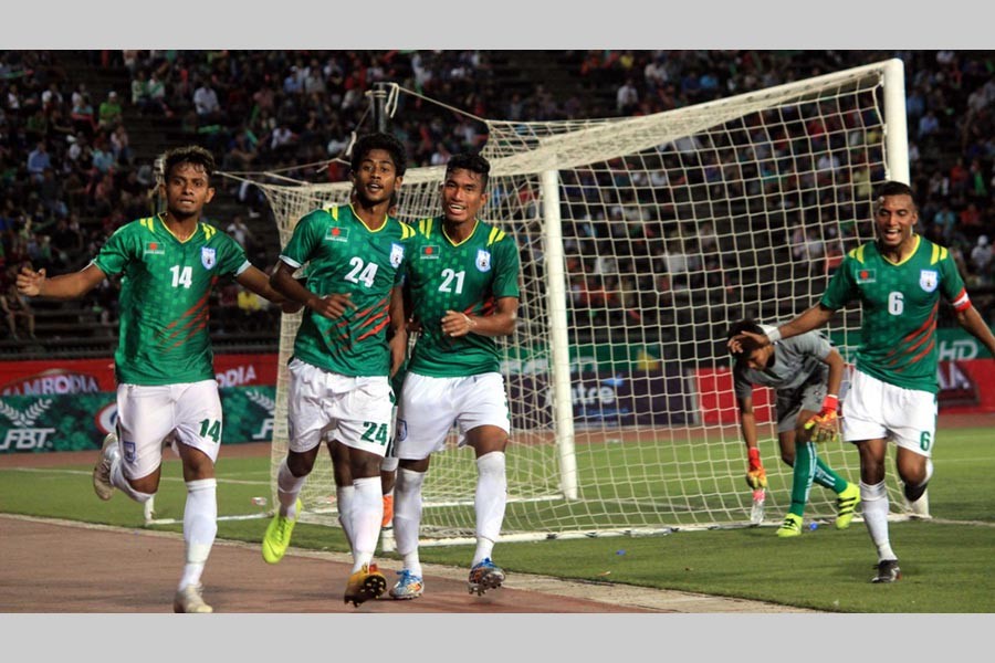 Bangladesh beat Cambodia 1-0 in international friendly