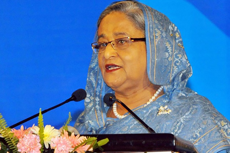 Prime Minister Sheikh Hasina. File Photo