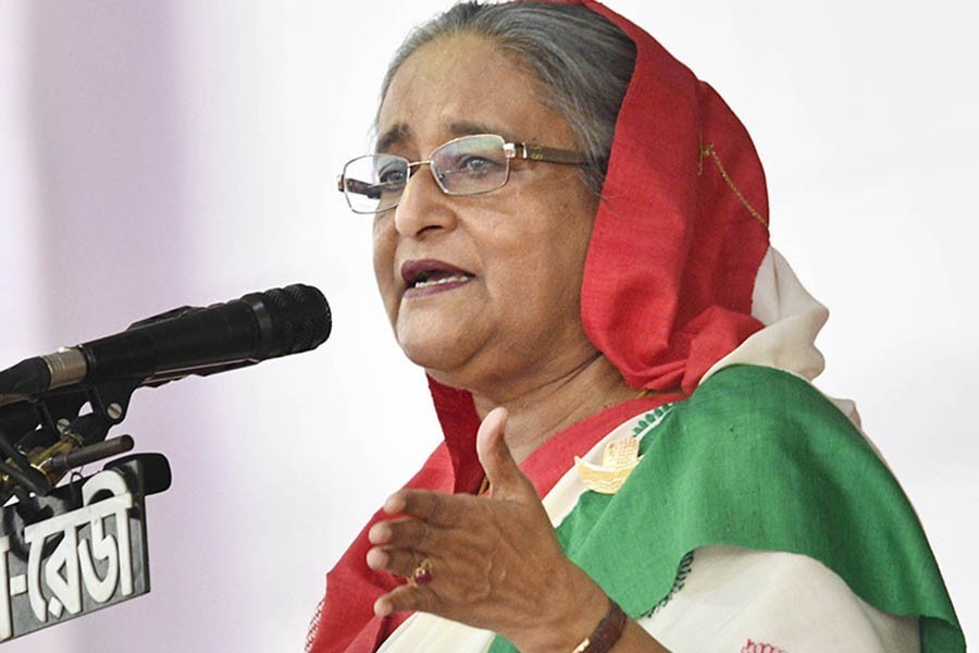 Prime Minister Sheikh Hasina. File photo