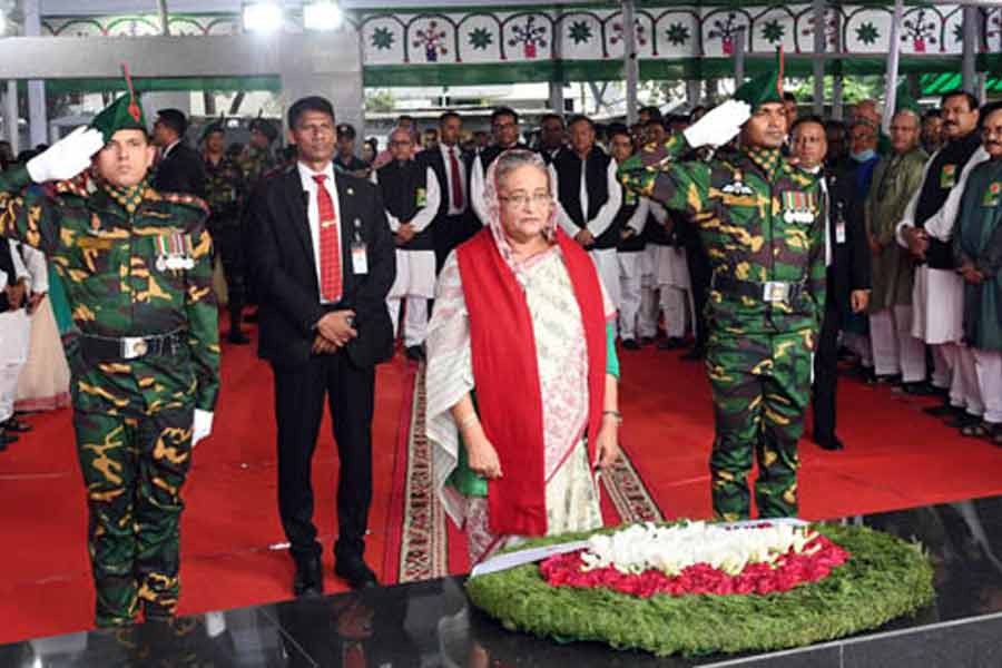 PM pays homage to Bangabandhu on Independence Day