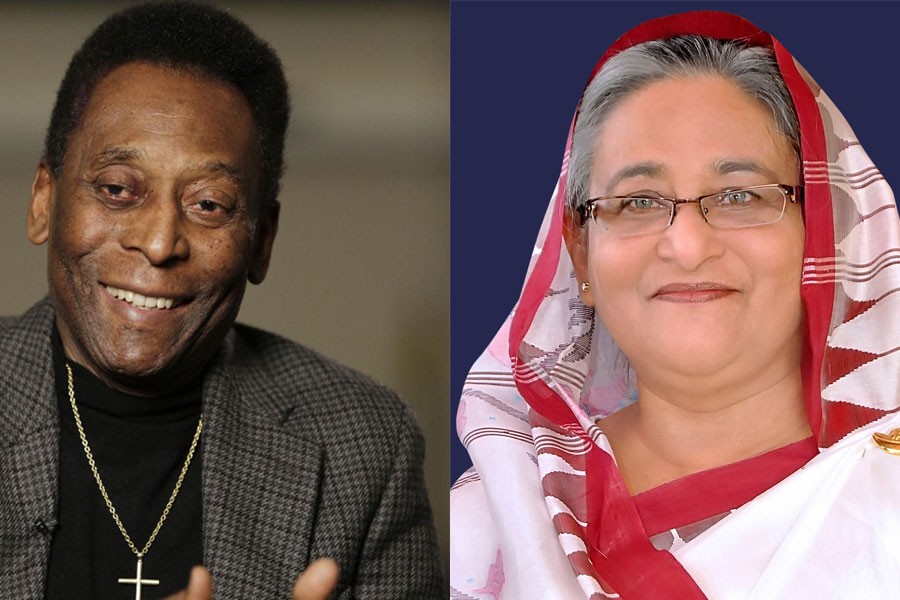 Pelé seeks Hasina's help to launch his climate initiative