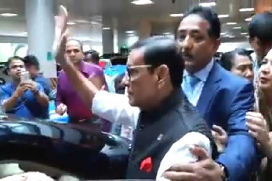 Quader discharged from Singapore hospital