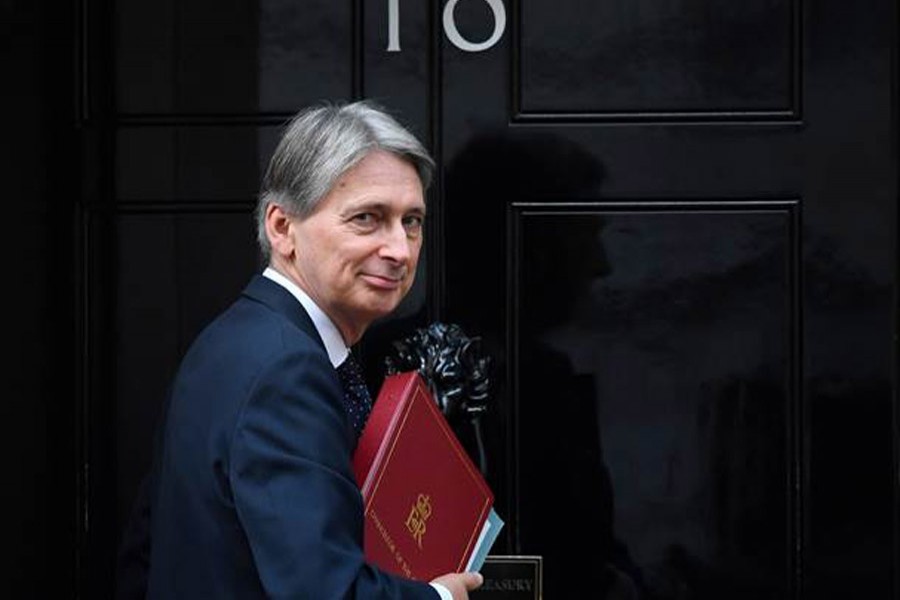 File photo of British Finance Minister Philip Hammond. (Collected)