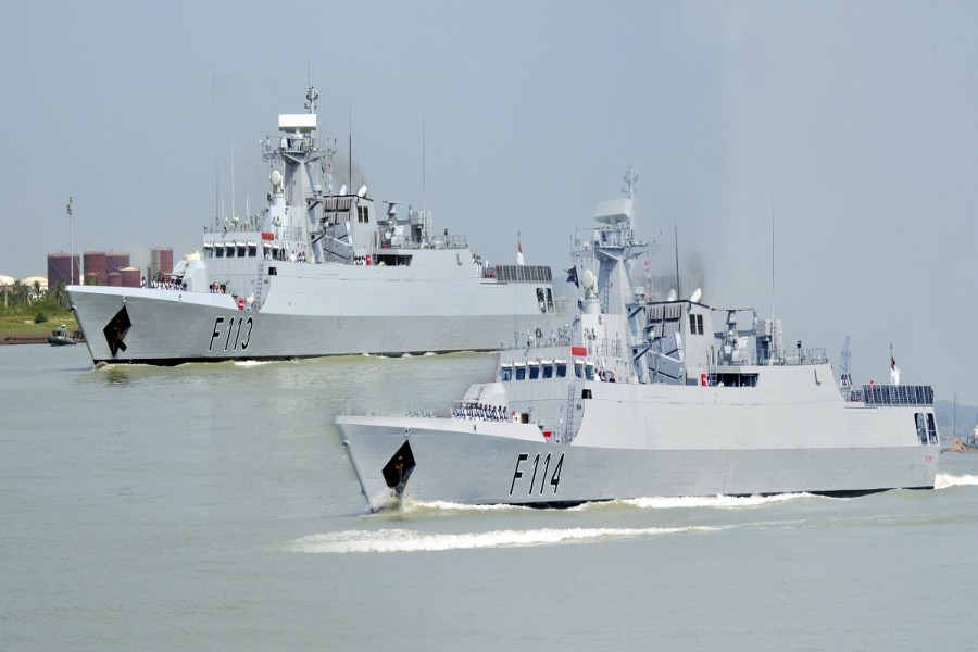 Bangladesh Navy gets  two new warships