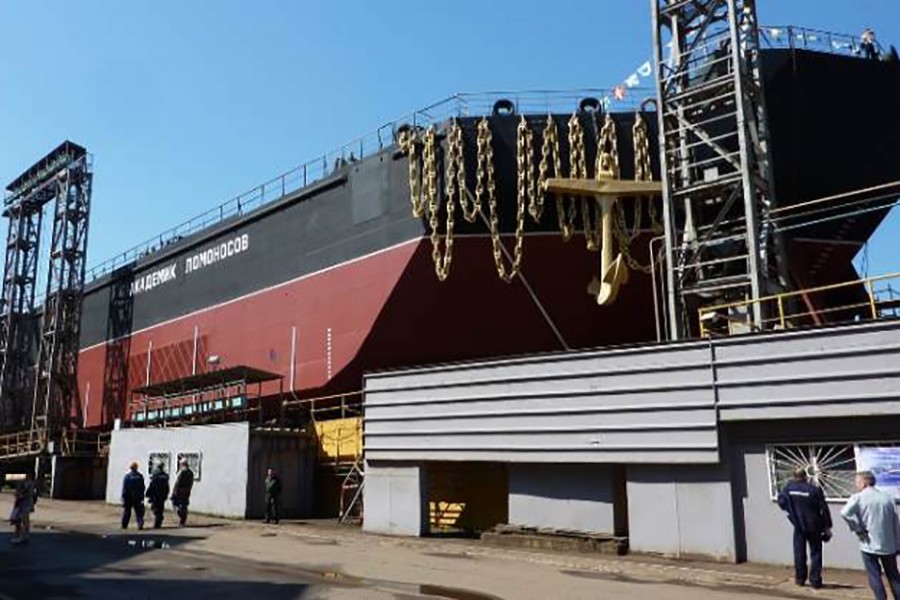 World’s first floating nuclear power plant nearly operational