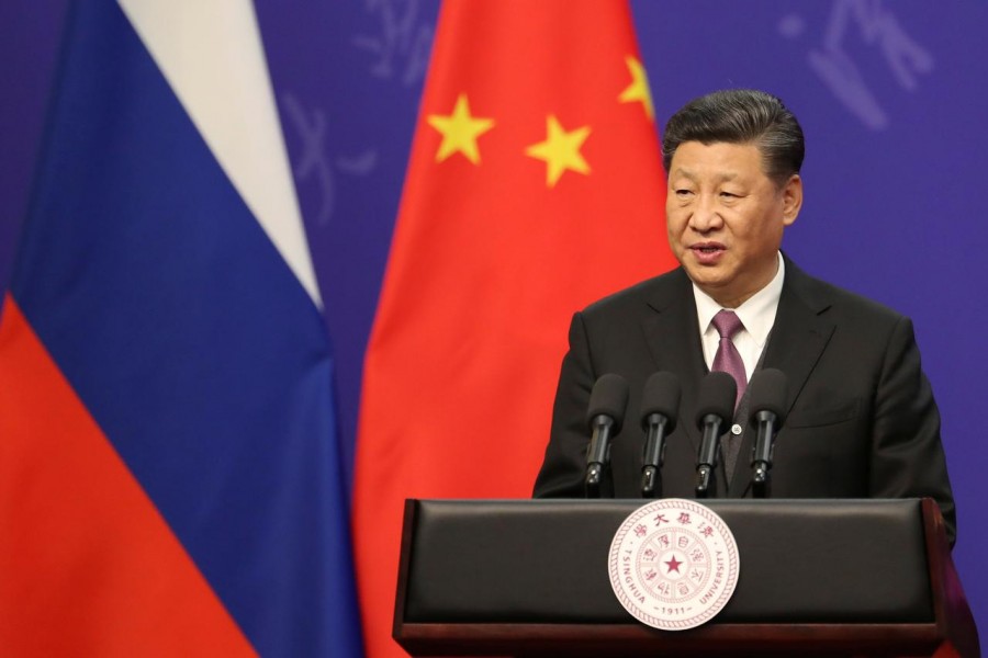 Chinese President Xi Jinping gives a speech during the Tsinghua University’s ceremony at Friendship Palace in Beijing, China, April 26, 2019. Reuters/Files