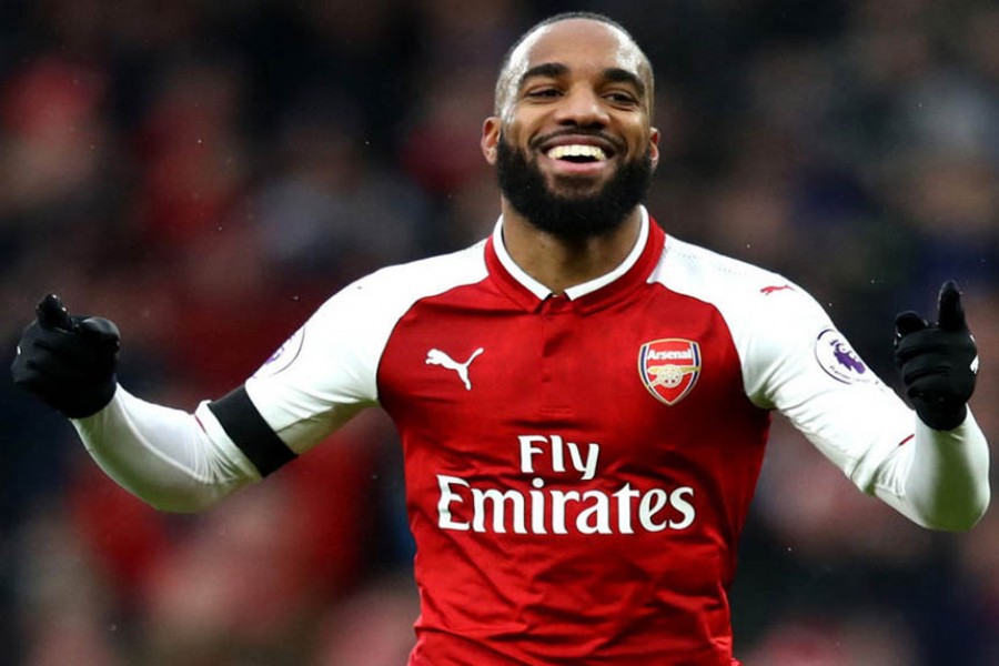 Lacazette brace gives Arsenal advantage