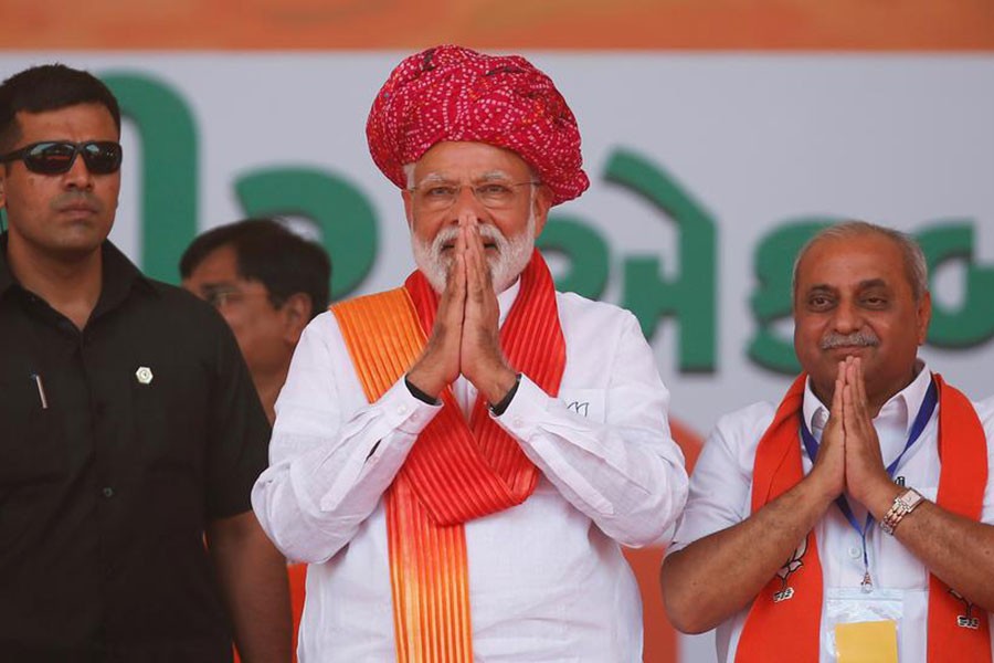 Modi to meet coalition partners as exit polls predict victory