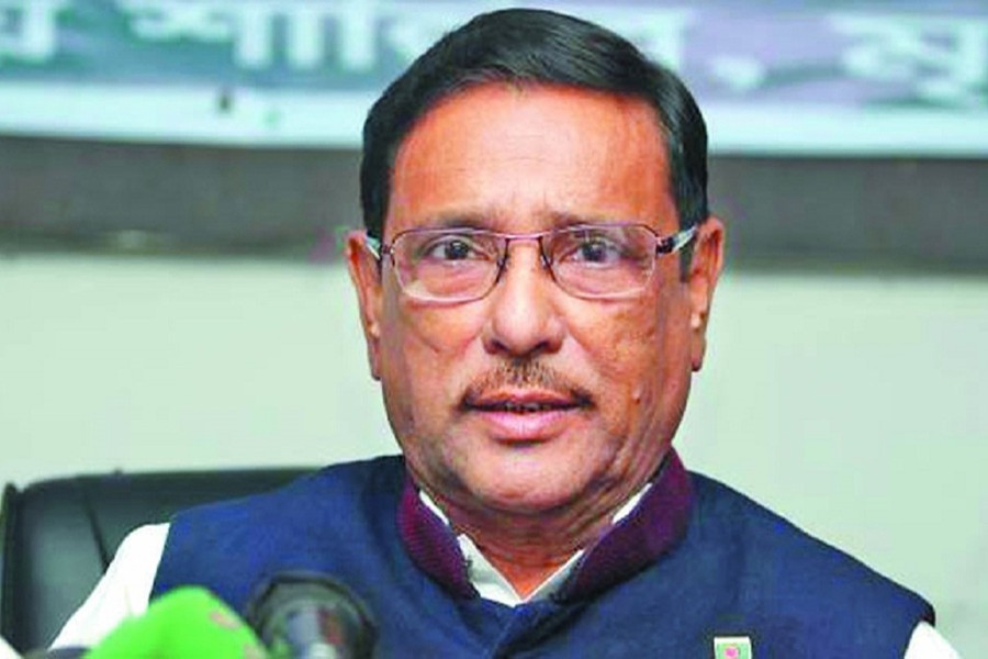 Road Transport and Bridges Minister Obaidul Quader -- File Photo