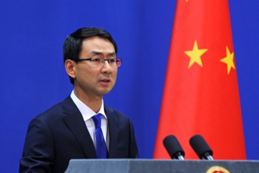 China's foreign ministry spokesman Geng Shuang