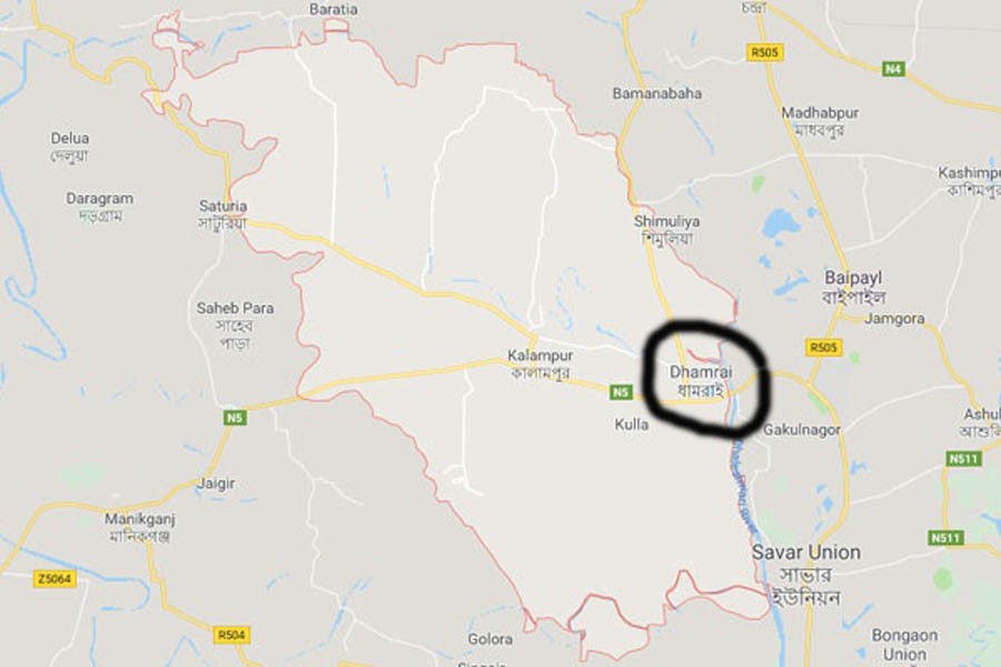 Four die in Dhamrai road crash