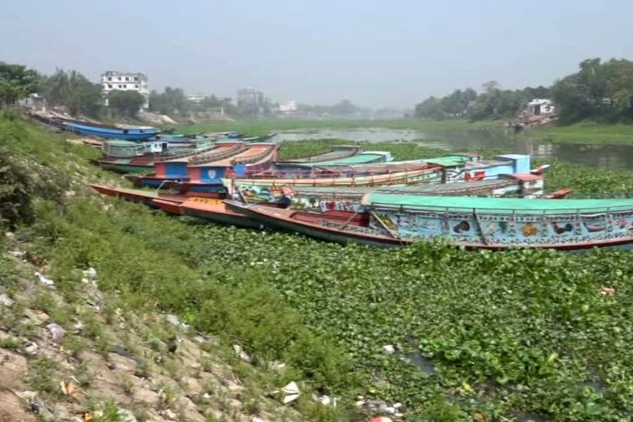 Mighty Titas River turns into a canal