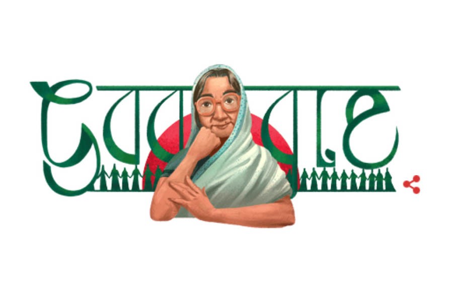 Google doodle celebrates poet Sufia Kamal’s birth anniversary