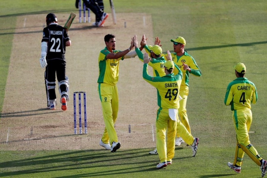 Starc five-for trumps Boult hat-trick as Australia beat NZ