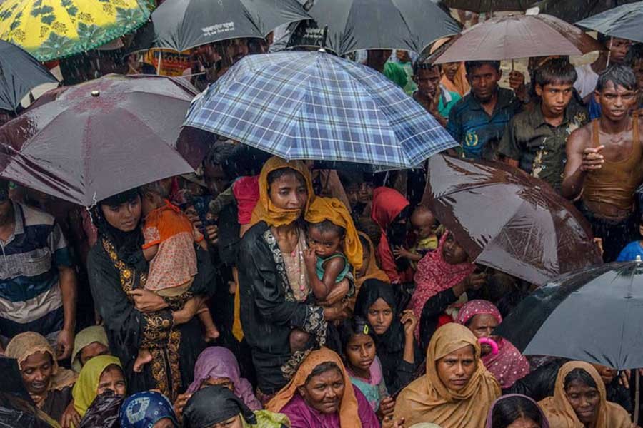 Heavy rains destroyed Rohingya shelters in Cox’s Bazar: UNHCR