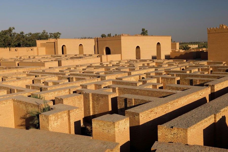 General view of the ancient city of Babylon near Hilla, Iraq July 5, 2019 - REUTERS/Thaier Al-Sudani