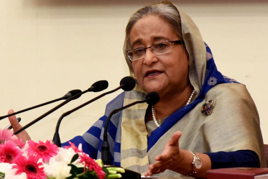 Prime Minister Sheikh Hasina. File photo