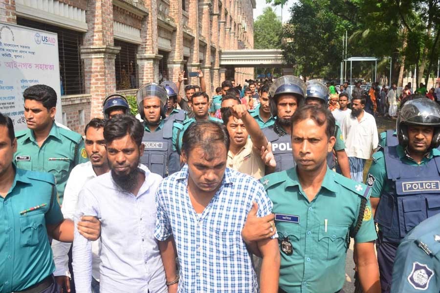 Five gets death for rape, double murder in Khulna