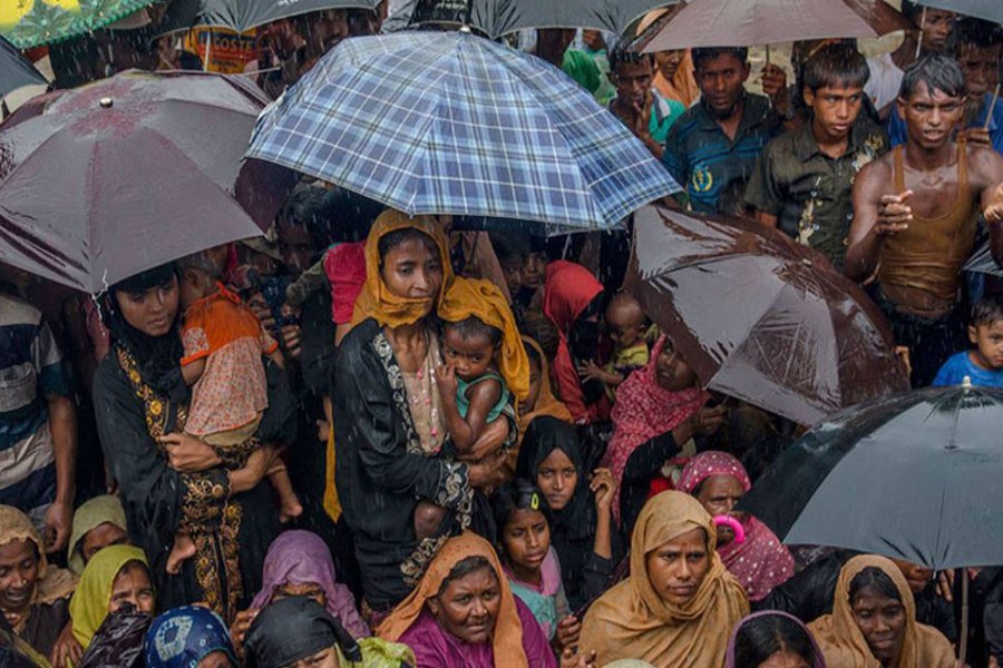 Currently over 1.2 million Rohingyas are living in Cox’s Bazar. File photo